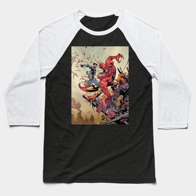 invincible poster Baseball T-Shirt by super villain